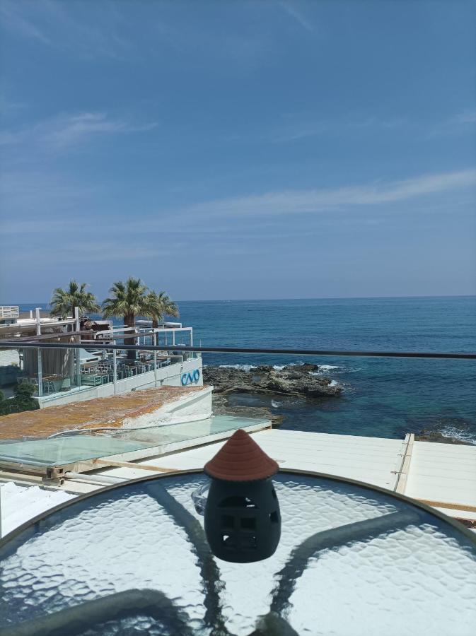 Beachfront Apartment Rethymno  Bagian luar foto